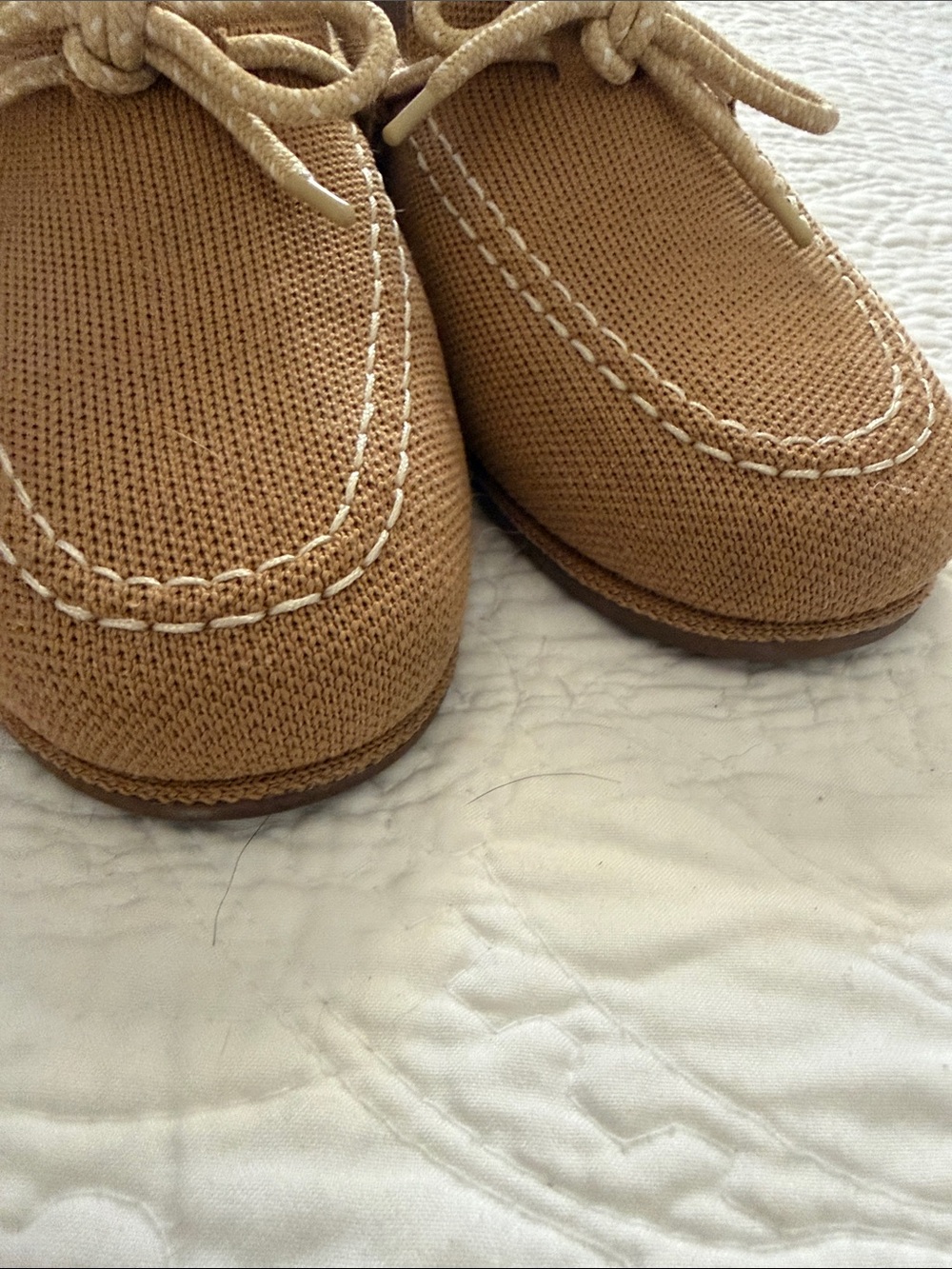 Rothy's Tan Canvas Driving Moccasins - Picture 4 of 8